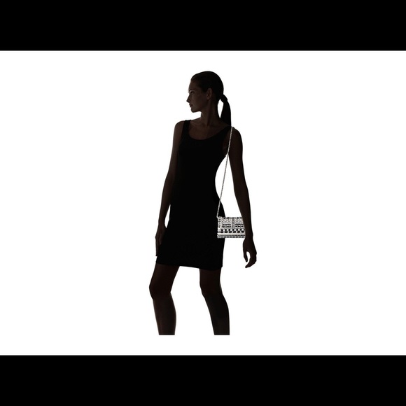 Oscar De La Renta Petite Bag Embroidered Satin - Picture 5 of 8